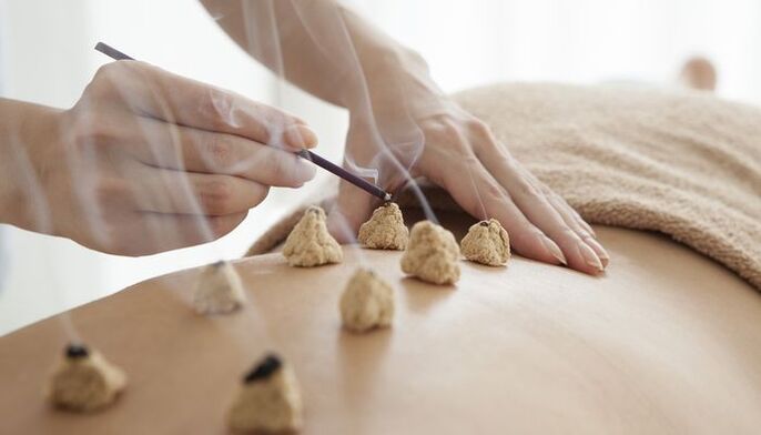 Bioaktīvo punktu iesildīšana mugurā osteohondrozei